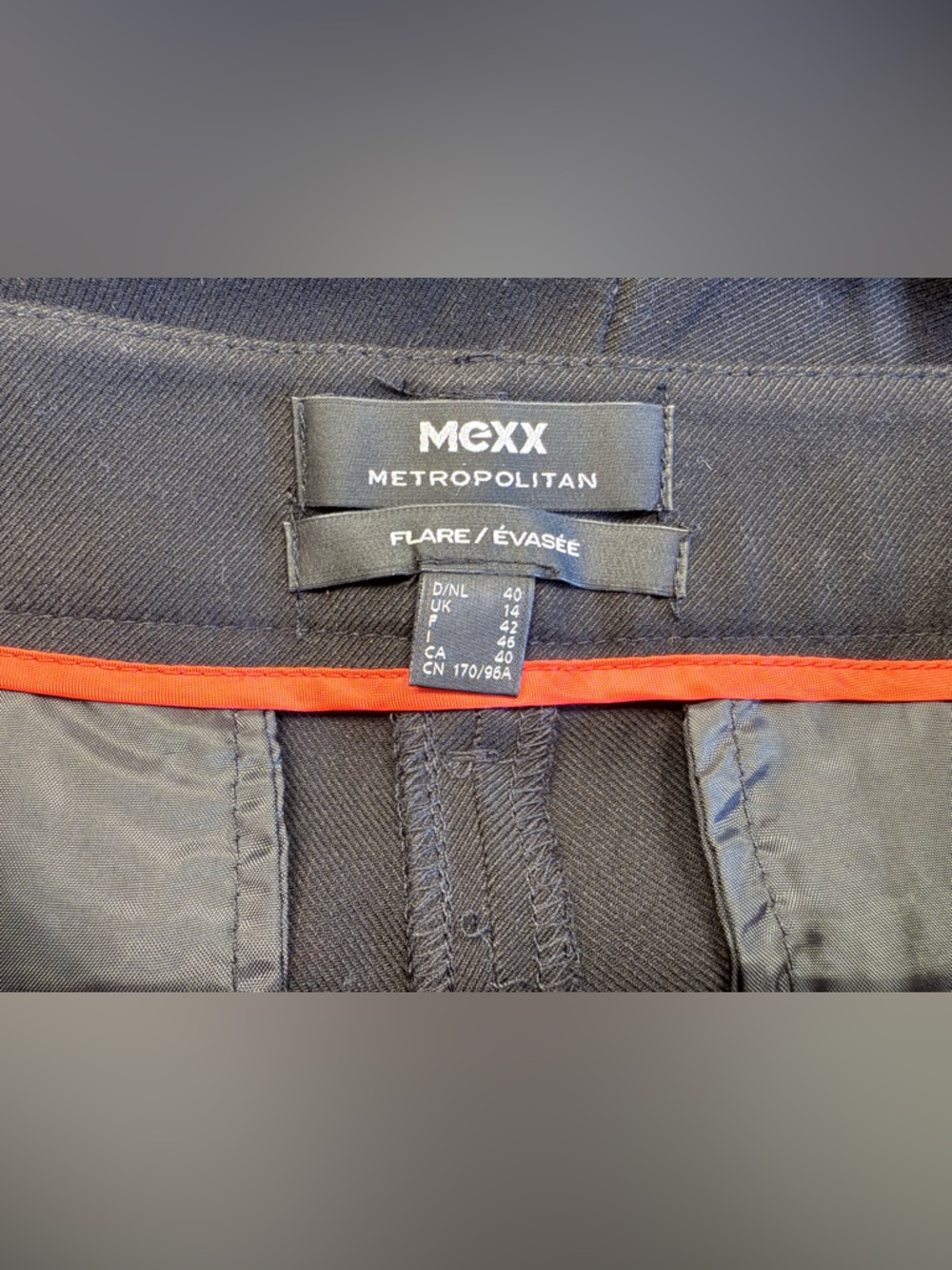MEXX Metropolitan Flare black pants - Picture 6 of 14